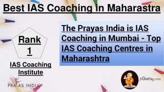 Best IAS Coaching in Maharastra
