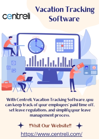 Vacation Tracking Software | High Rated Leave Tracking Tool- Centreli