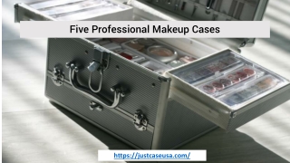 Five Professional Makeup Cases