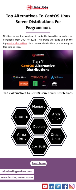 Top Alternatives To CentOS Linux Server Distributions For Programmers