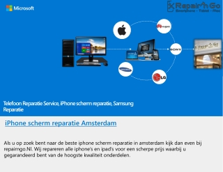 iPhone scherm reparatie Amsterdam