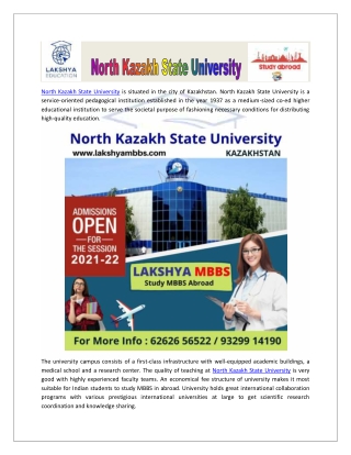North Kazakh State University