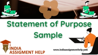 What is a Statement of Purpose?