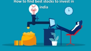 How to find best stocks to invest in india