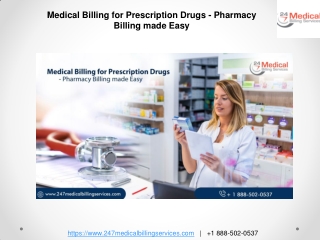 Medical Billing for Prescription Drugs - Pharmacy Billing made Easy