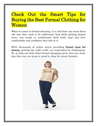 Formal Dress Shopping | Le Reussi
