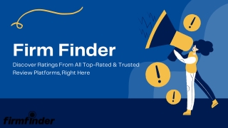 Firm Finder a Platform for Rating & Reviews