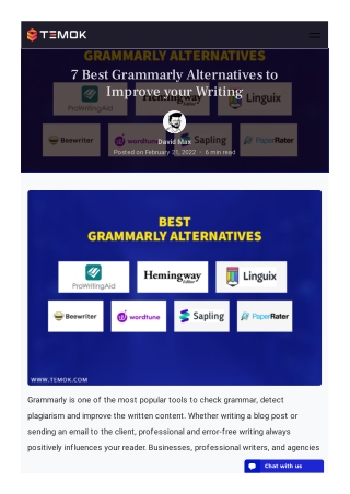7 Best Grammarly Alternatives to Improve your Writing