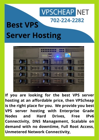 Best VPS  Server Hosting