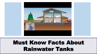PPT: Must Know Facts About Rainwater Tanks
