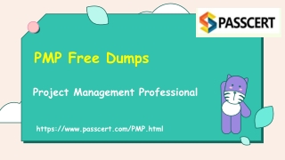 2022 Update PMP Certification Real Dumps