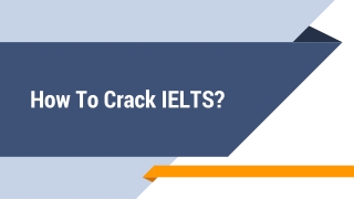 How To Crack IELTS_