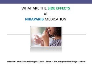 What are the Side effects of Niraparib