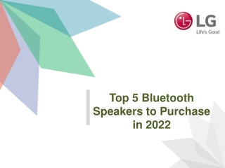 Top 5 Bluetooth Speakers to Purchase in 2022