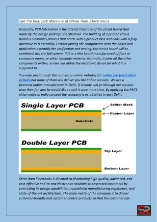 online pcb fabrication in Delhi