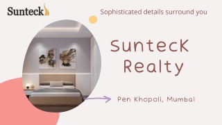 Sunteck Realty Pen Khopoli Mumbai E- Brochure