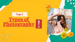 Types of Photography