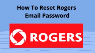 How To Reset Rogers Email Password