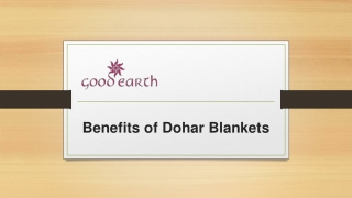 Choose Dohar Blankets - Goodearth