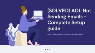 (SOLVED) AOL Not Sending Emails - Complete Setup guide