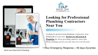 Looking for Professional Plumbing Contractors Near You