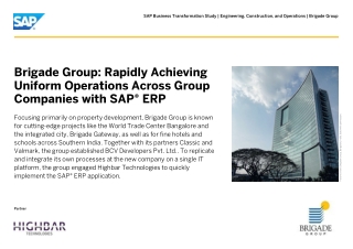 Supreme Infra: SAP ERP Application implementation With Highbar Technocrat