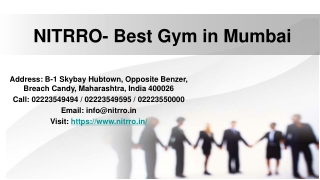 Best Gym in Mumbai