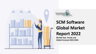 SCM Software Market Comprehensive Analysis, Size, Share, Growth And Segments