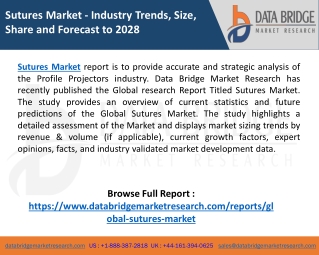 Sutures Market Detailed Analysis and Huge Growth by Top Players , Business