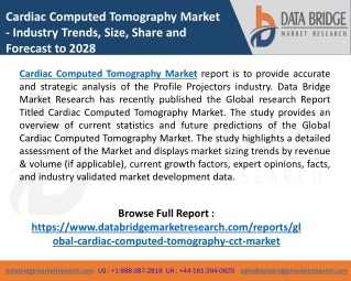 Cardiac Computed Tomography (CCT) Market Size, Industry Outlook and Forecast to