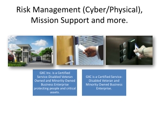 Security Applications and Technologies | GXC Inc.