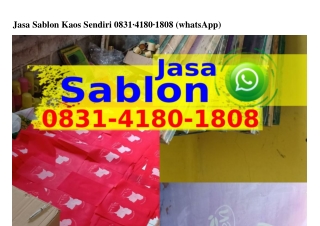 Jasa Sablon Kaos Sendiri ౦8З1_Կ18౦_18౦8(WA)