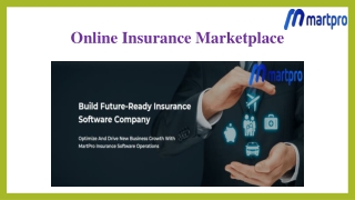 Online Insurance Marketplace