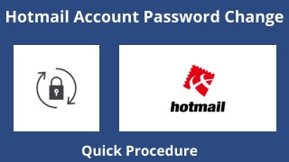 Change Hotmail Password on iPhone