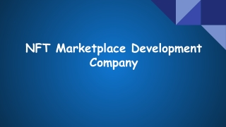 NFT Marketplace Development Company