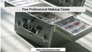 Five Professional Makeup Cases