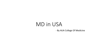 MD in USA
