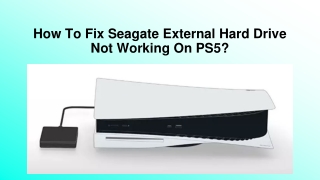 How To Fix Seagate External Hard Drive Not Working On PS5?