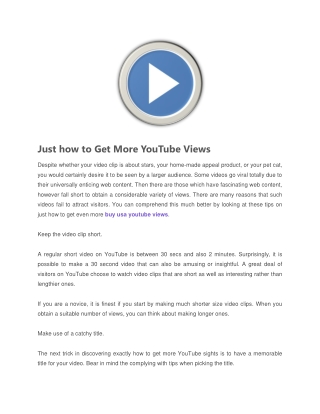 buy youtube views usa