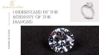 understand by the intensity of the diamond