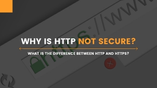 Why is HTTP not secure? | What is the difference between HTTP and HTTPS?