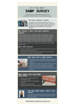 What Is Damp Survey?