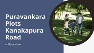 Puravankara Plots Kanakapura Road Bangalore | PDF