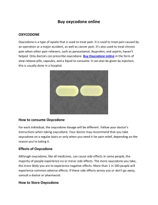 buy oxycodone online