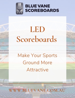 LED Scoreboards Make Your Sports Ground More Attractive