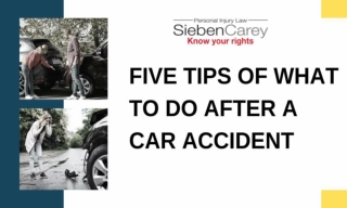 Five Tips Of What To Do After A Car Accident