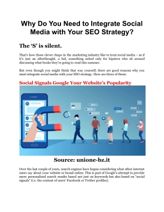 Why Do You Need to Integrate Social Media with Your SEO Strategy_
