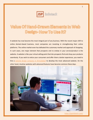 Value Of Hand-Drawn Elements In Web Design - How To Use It?