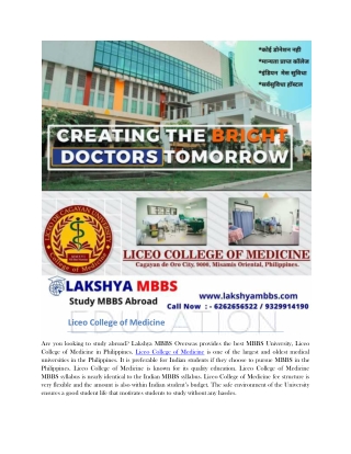 Liceo College of Medicine