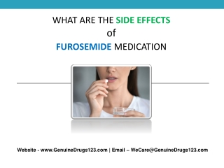 What are the side effects of Furosemide 40 mg